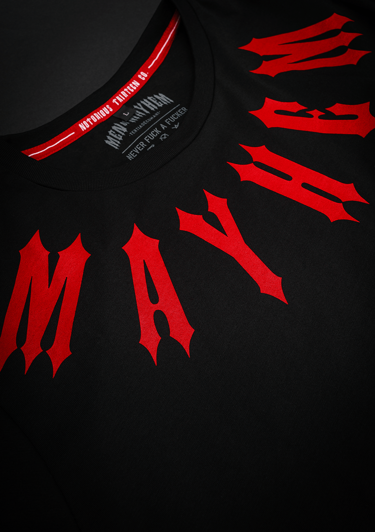 T-Shirt Mayhem S/R - MEN OF MAYHEM - ALAIKO - EXCHANGES - MM - M - 1010 - MB - SR - black - Men