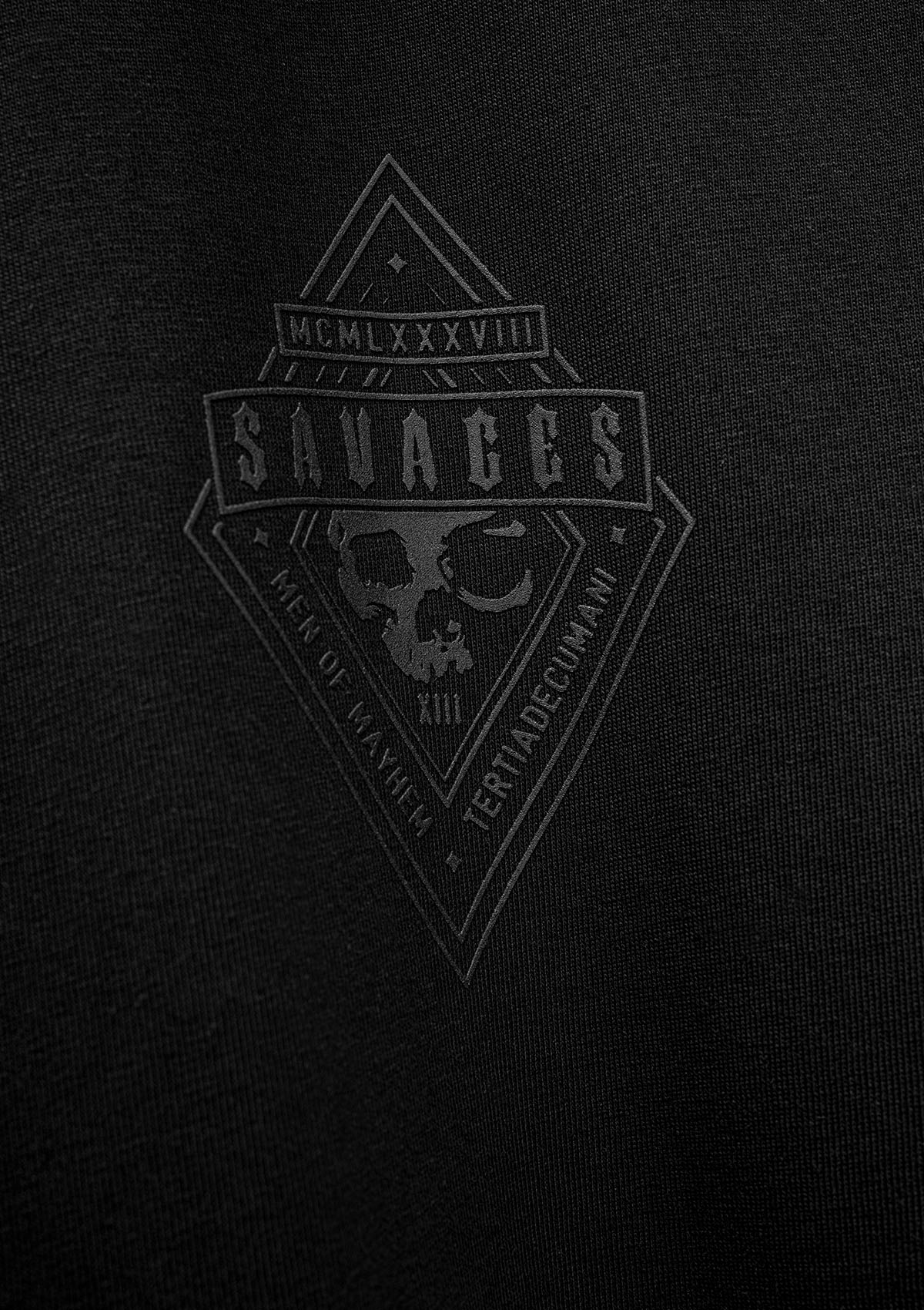 T-Shirt Savages B/B - MEN OF MAYHEM - ALAIKO-EXCHANGES-MM-M-1010-SA-BB - black - Men