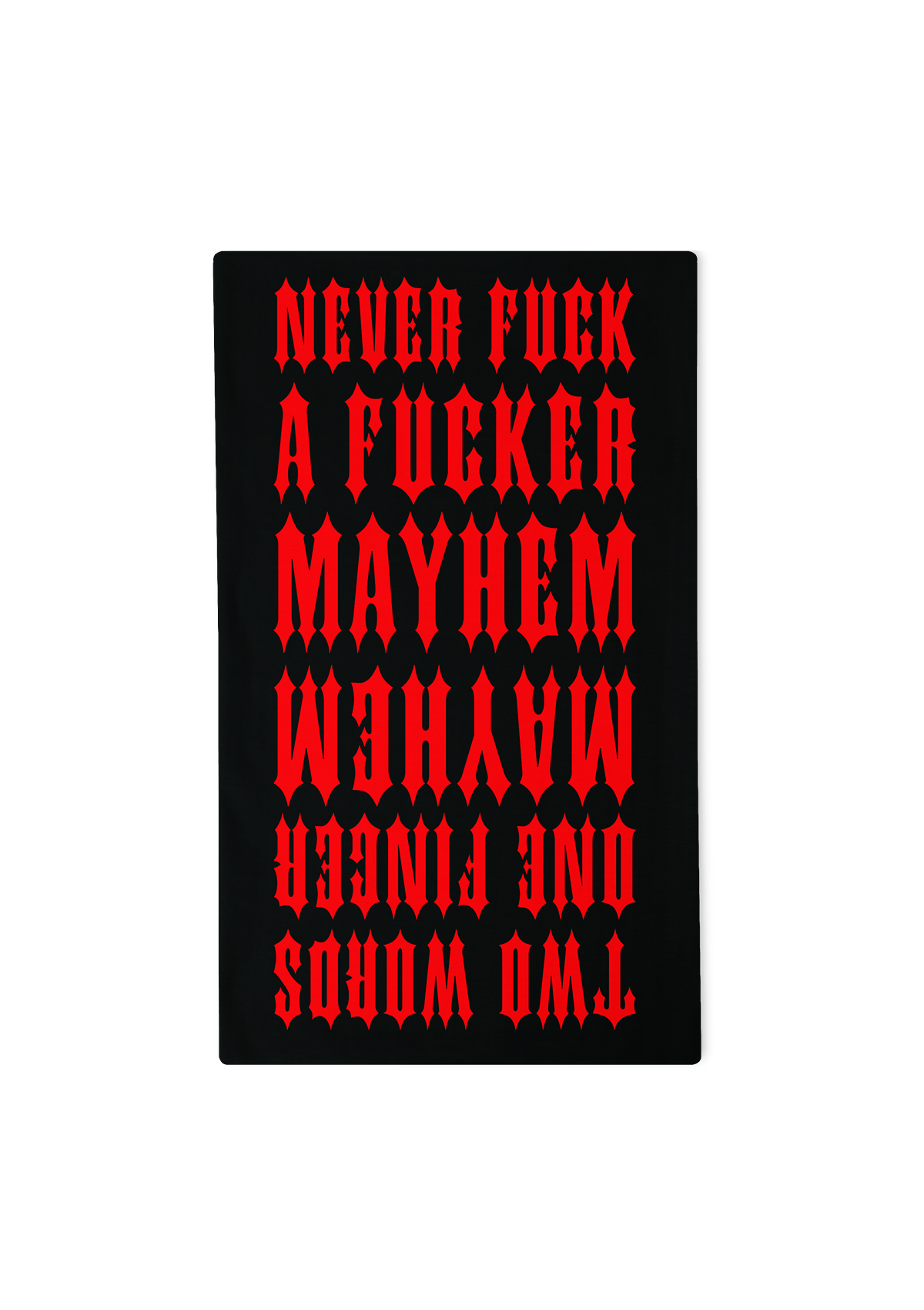 Tube Mayhem Typo S/R - MEN OF MAYHEM - Accessoires - ALAIKO - EXCHANGES - MM - E - 3100 - FT - MT - SR - biker