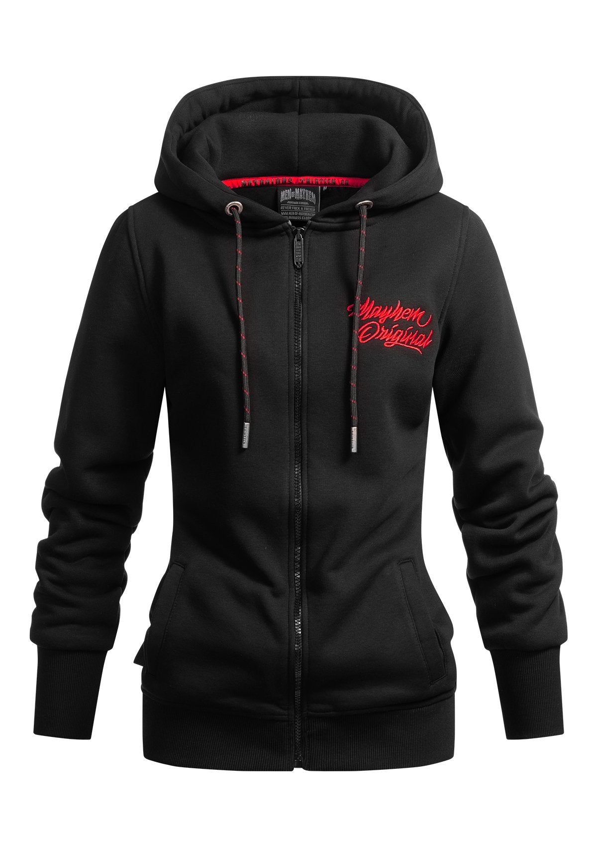 Women Hoody Jacke TWOF S/R - MEN OF MAYHEM - ALAIKO-EXCHANGES-MM-W-2070-HJ-TWOF-SR - Neu - Schwarz