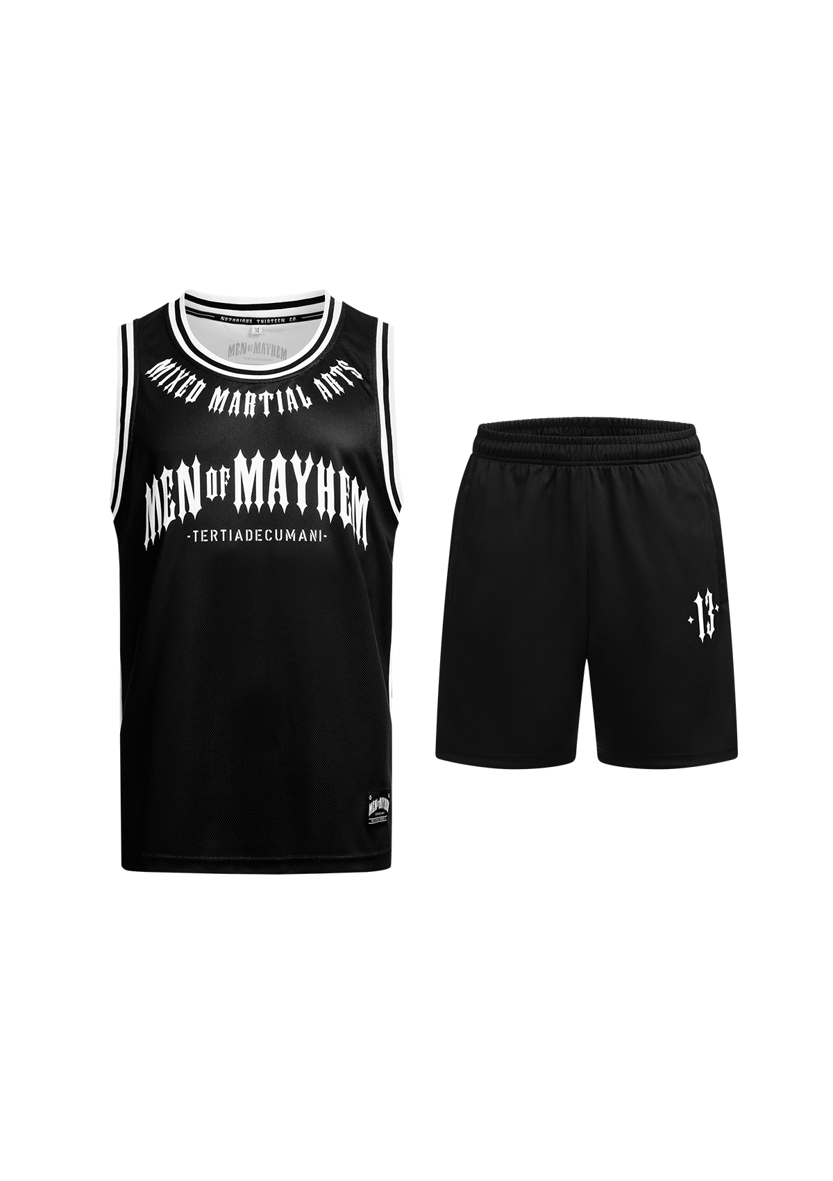 Gym Set Mesh Fight Team S/W - MEN OF MAYHEM - Bundle - Gym Bundle Mesh - pickystory